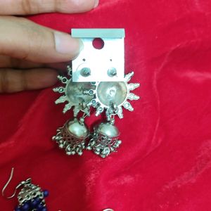 Oxidised Jhumka