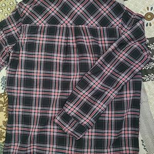 Max Women Pink & Blue Regular Fit Checked Casual Shirt