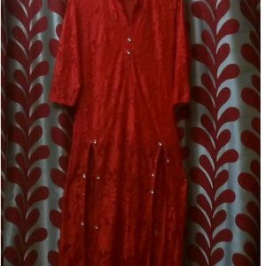 Front Slit Fancy Kurti