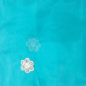 Blue Colour Anarkali Design Kurta With Dupatta