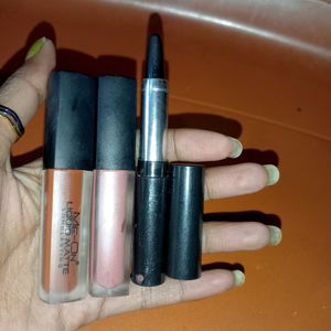 Combo Of 2 Lipstick And Kajal💄💄👀🎀🎀