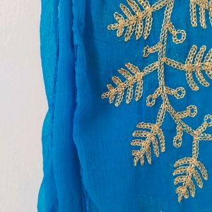 Dupatta Blue