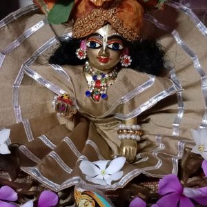 Laddu Gopal Beautiful golden Dress And freegift 🎁