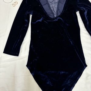 Navy Blue Bodysuit