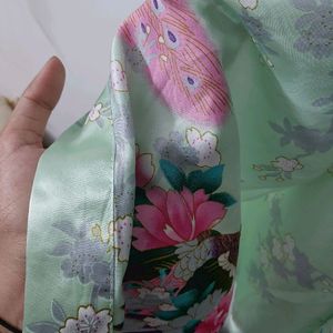 Kimono Style Satin Robe