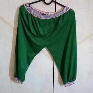 Green Capri For Daily Wear