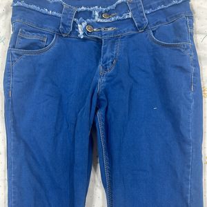 Blue Streachable Jeans