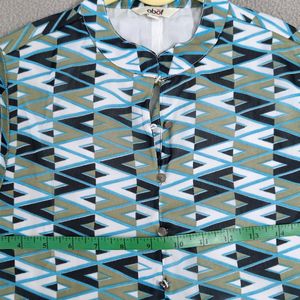 Geometric Pattern Dress Or Kurta | Women