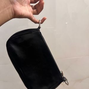 Black Baguette Bag