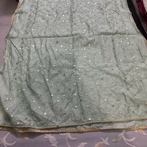 Pista Colour Dupatta