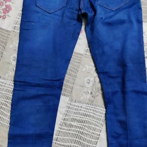 SUPERDRY Blue Rough Look Jeans Size