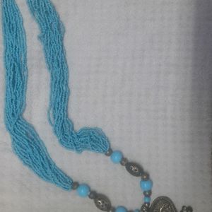 Traditional Necklace With Beaded Chains