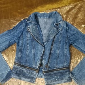 Women And Girls Denim Jacket (Small Size)