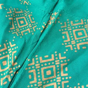 Dark Sea Green Casual Kurta (Women's)