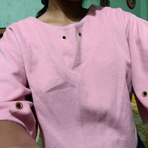 Baby Pink Stylish Top