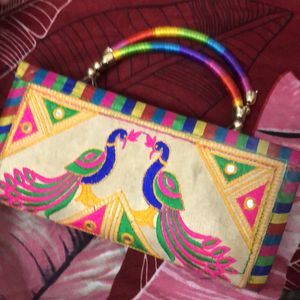 Indian Handbag With Beautiful Artwork