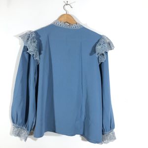 Blue Casual Top(Women’s)