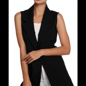 RW & CO.  Oversize Open Longline Slim Waistcoat