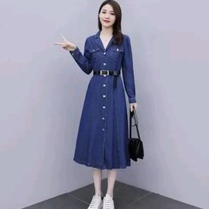 Fashionable Denim Dress