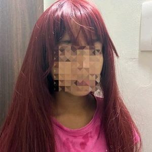 Imported! Women's Long Straight Wine Red Wig