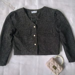 Women Vintage Tweed Jacket🖤