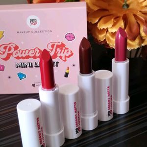 🆕Myglamm Mini Lip Kit - Power Trip (Set Of 3)