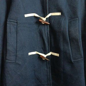 Navy Blue Coat Woolen Jacket