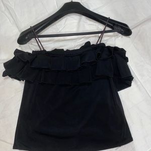 Cold Shoulder Crop Top