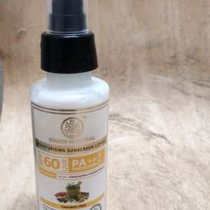 Khadi Natural Moisturising Sunscreen Lotion SPF 60