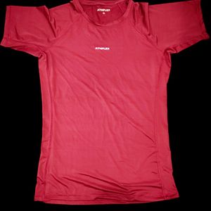 Men Compression Fit T-Shirt with Crew Neck