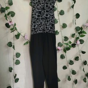 Black Jump Suit In Good Condition