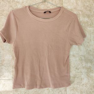 Knit Material Tshirt