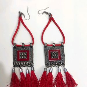 Oxidized Jewellery With Earrings