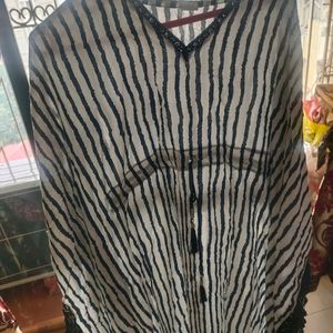 Black And White Kaftan