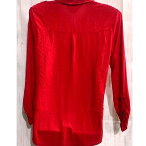 Red Shirt Top From Womens. Length/26