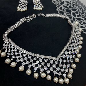 CZ American Diamond Designer Jewellery S