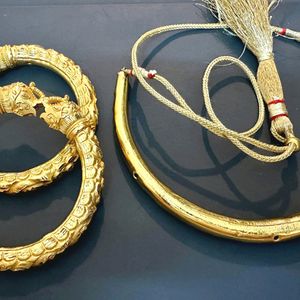 Gold Plated Copper jewellery by Brishni