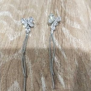 Combo Of 2 Silver Earrings Butterfly