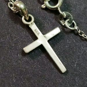 Pure Silver Cross Pendant