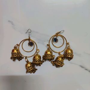 2 Pair Of Traditional Jhumkas