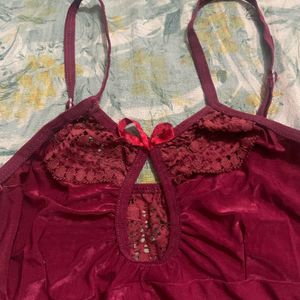 Beautiful Maroon Nighty