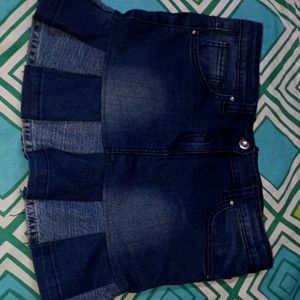 Denim Mini Skirt