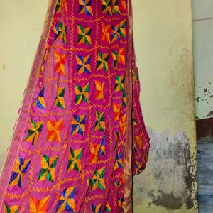 Heavy Full Embroidered Kurti With Latkan