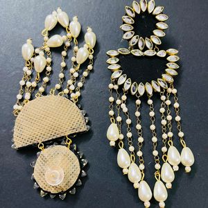 Fancy Party Wear Have Long Size Earrings