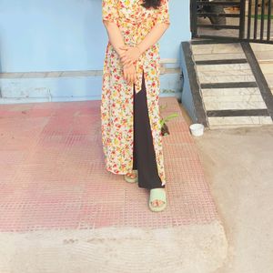 Kurti Top With Bell Bottom Trouser