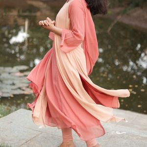 Munbe Vaa Rust (Kurti+Dupatta)