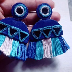 Handcrafted Fabric Earrings