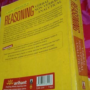 Verbal And Nonverbal Reasoning Arihant