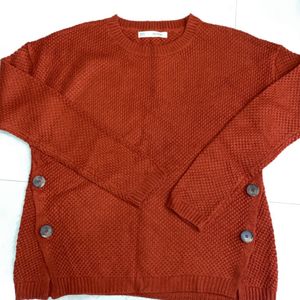 Rust coloured sweatshirt for winter