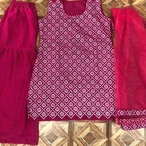 💥🆕️ Kurti-Plazzo-Dupatta Set